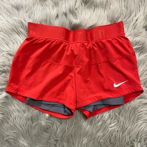 Red Nike Dri Fit Running Shorts.